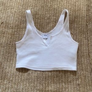 RAYNA CROP THERMAL, WHITE {TNA}